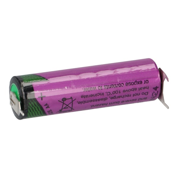 Tadiran SL360/PT AA Batterie 3,6V 2400mAh LiSOCl2 mit Pins (+/--) PCB