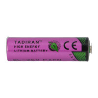 Tadiran SL-360/PT 3,6V 2,4Ah AA Li-SOCl₂ – 3 Printpins