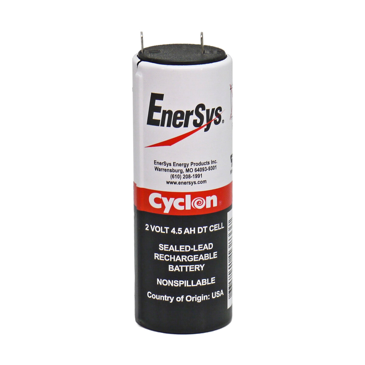 EnerSys Hawker CYCLON DT 4.5-2, Artikel 0860-0004 Reinblei-Akku 2V 4,5Ah – Faston 4,8 mm
