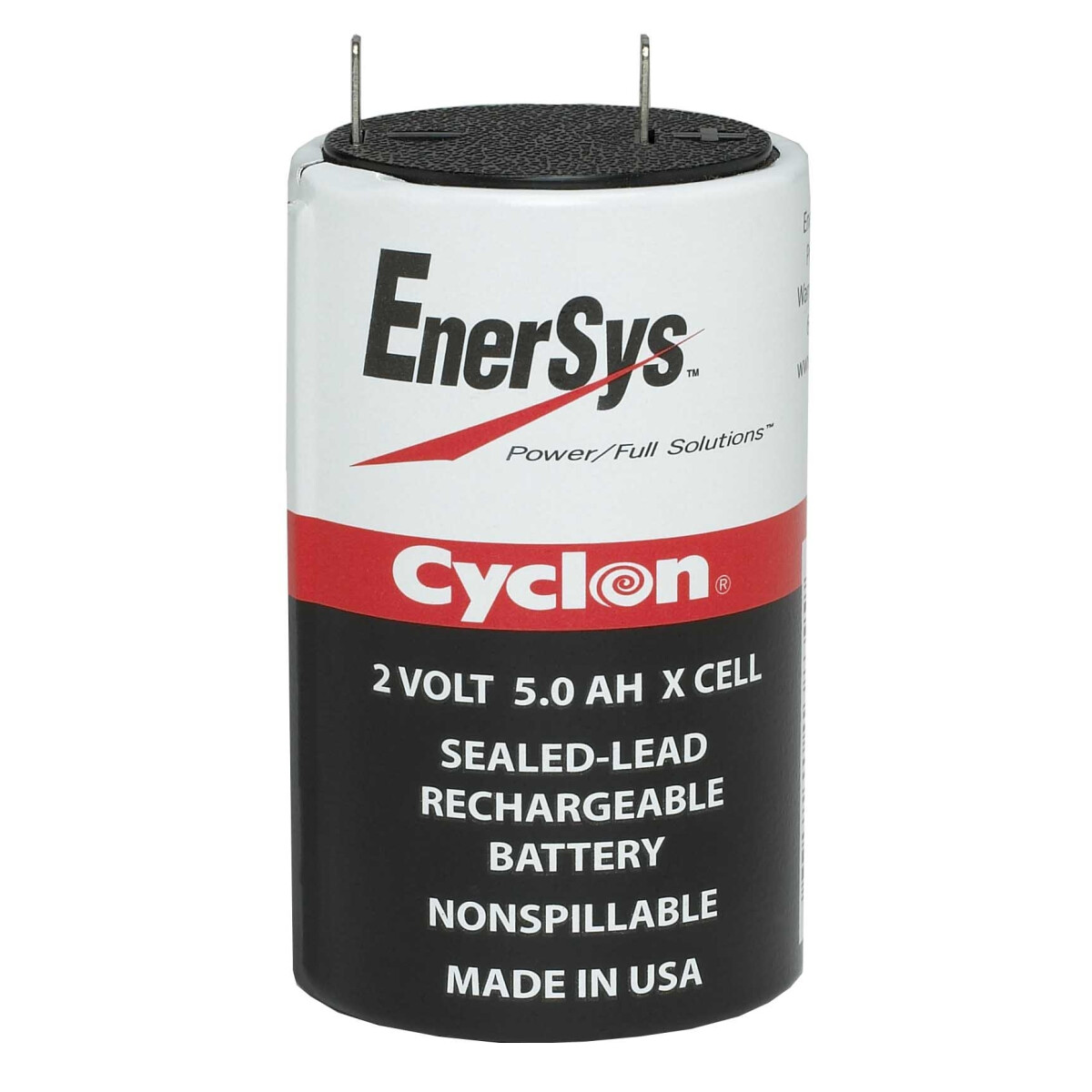 EnerSys Hawker CYCLON X 5.0-2, Artikel 0800-0004 Reinblei-Akku 2V 5Ah – Faston 6,3 mm