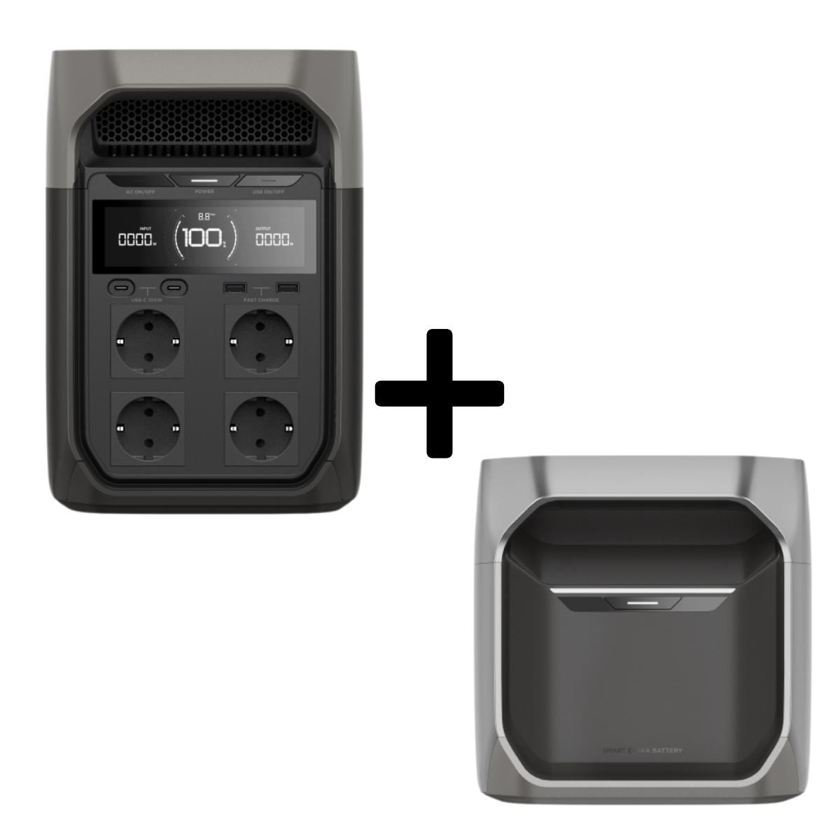 EcoFlow Set Delta 3 Powerstation und Delta 3 Extra Batterie mit 0% MwSt nach §12 Abs. 3 UstG