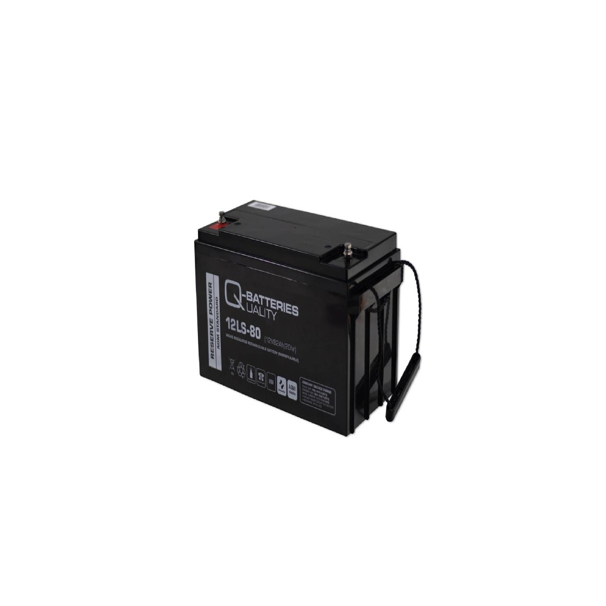 USV-Akku Q-Batteries 216V-Anlage 18 x 12LS-80 für Sicherheitsbeleuchtung Inkl. Zubehör