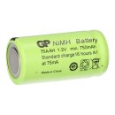 3 x GP GP75AAH Akku 2/3AA Mignon NiMH Akku 1,2V 750mAh