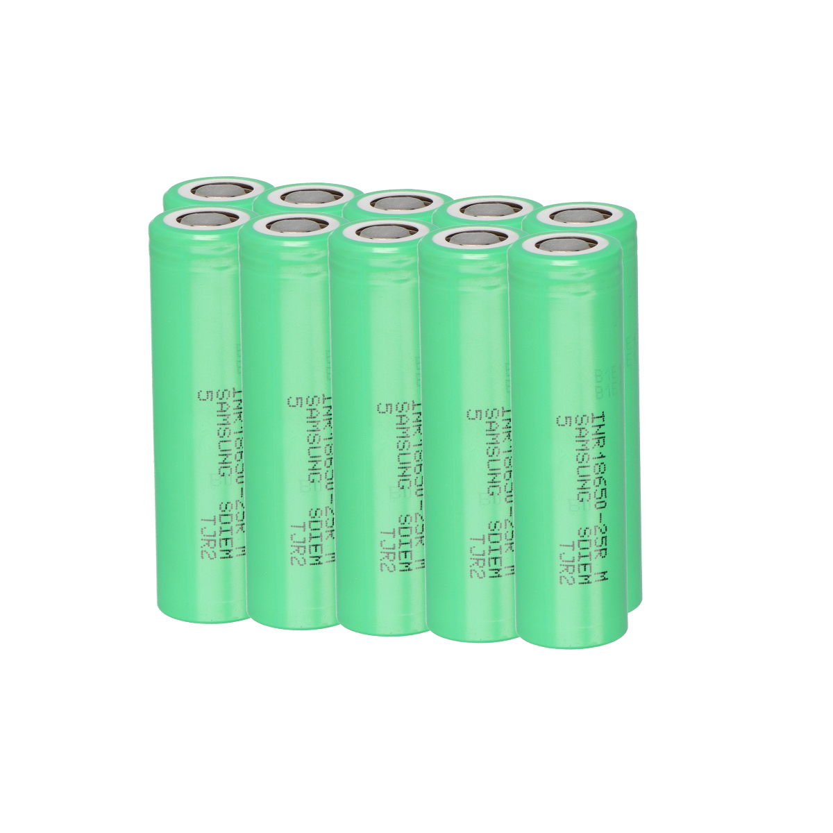 10x Samsung INR18650-25R 3,6V 2550mAh 8C 20A