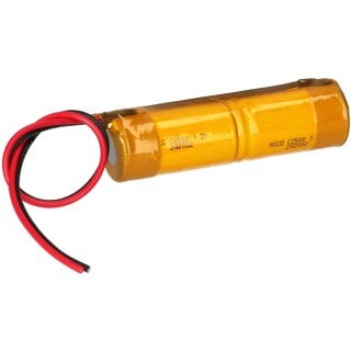 Akkupack 2,4V 2500 mAh C NiCd Notleuchten HT 20cm Kabel Stange L21NICD2500