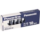 10x MIGNON AA LR6 MN1500 Batterie PANASONIC POWERLINE...