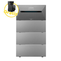 Modernes Solarenergiesystem mit 3 Batter gallery