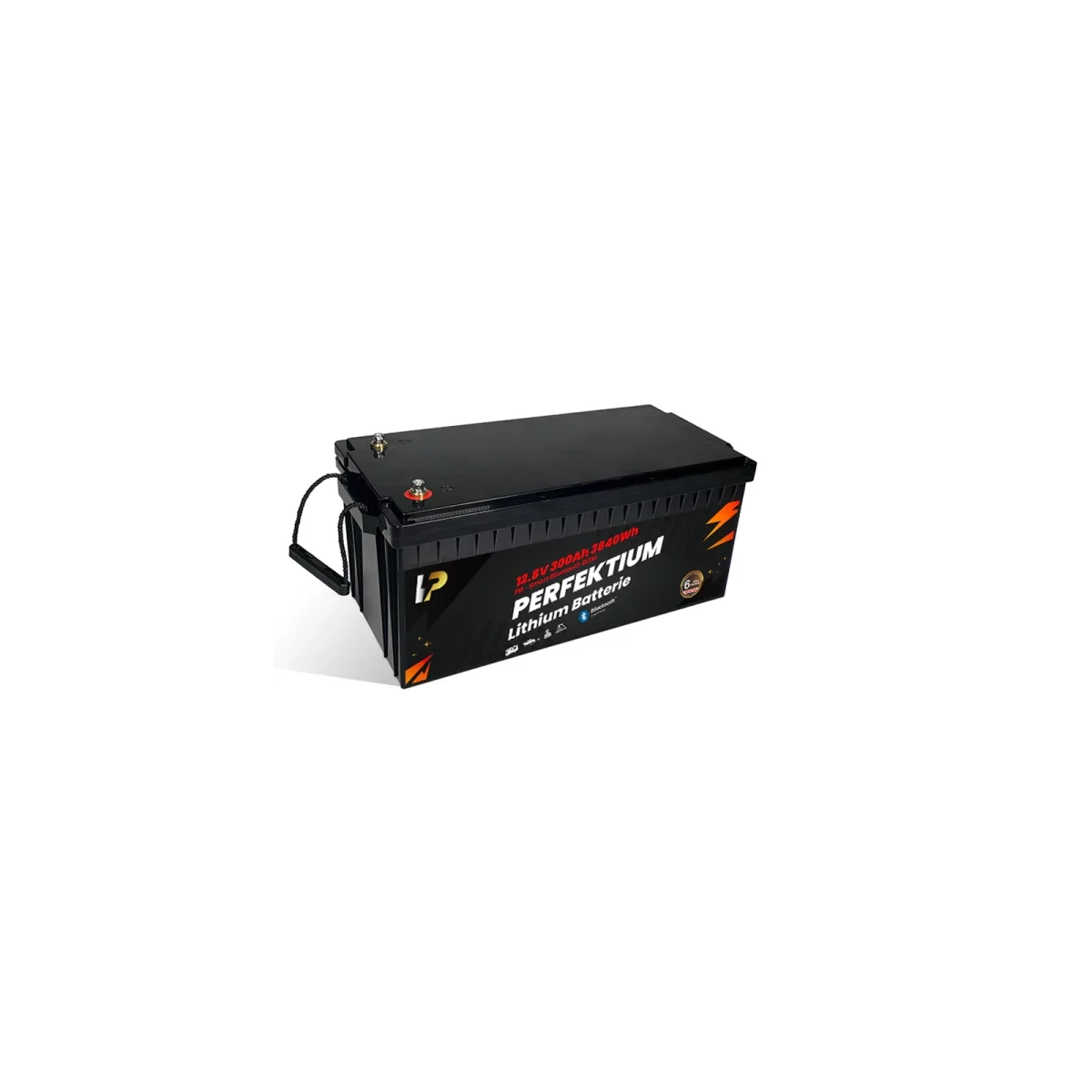 Perfektium Lithium Batterie LiFePO4 12,8V 300Ah PRO Smart BMS Bluetooth mit 0% MwSt nach §12 Abs. 3 UstG