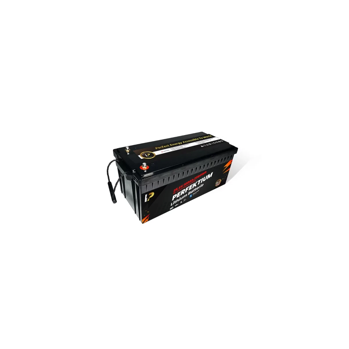 Perfektium Lithium Batterie LiFePO4 25.6V 100Ah PRO Smart BMS mit Bluetooth mit 0% MwSt nach §12 Abs. 3 UstG