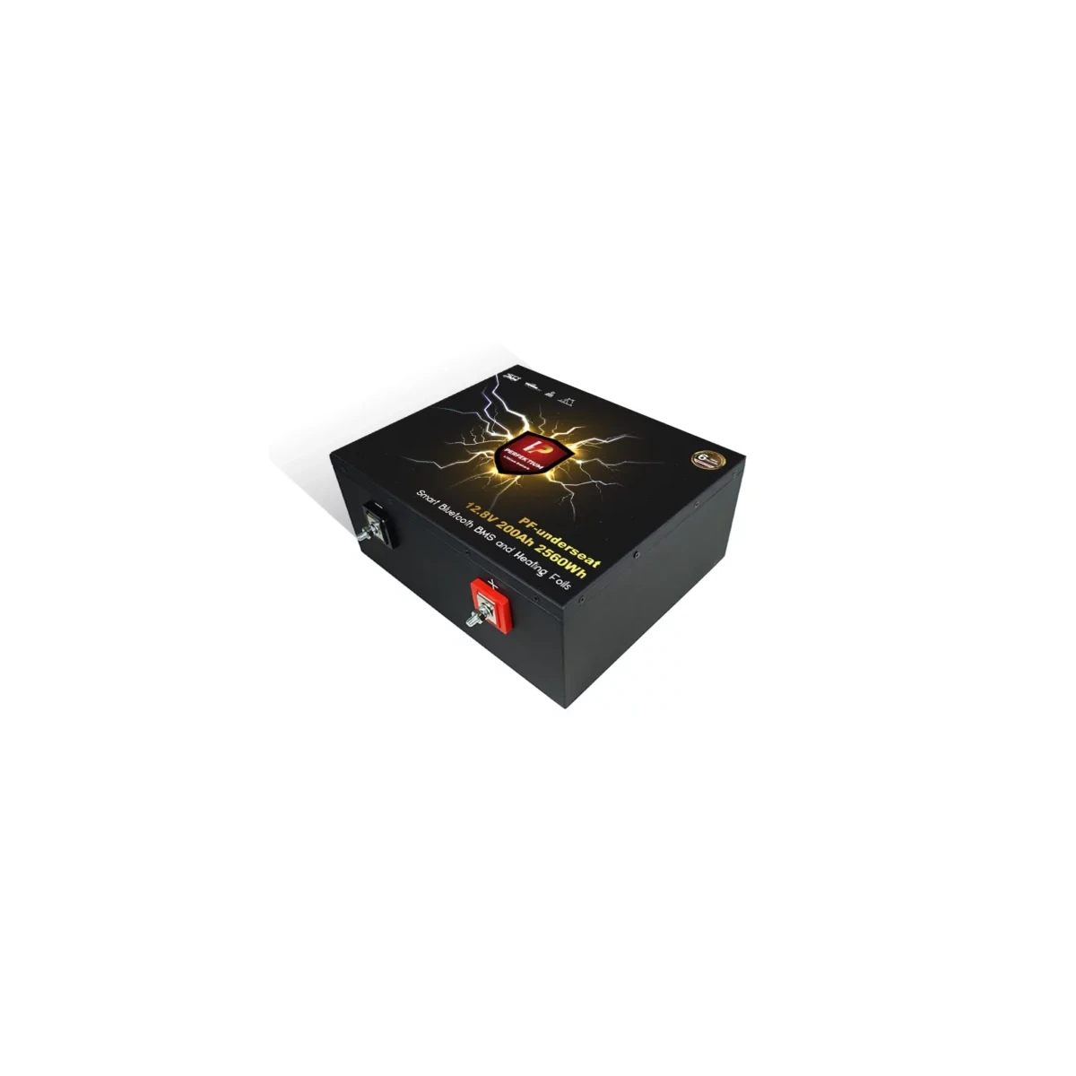 Perfektium Lithium Batterie LiFePO4 12.8V 200Ah Smart BMS mit Bluetooth mit Heizung