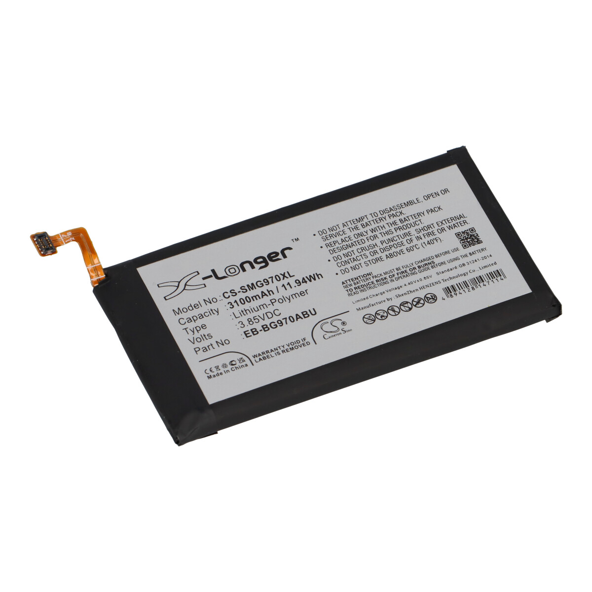Handy-Akku 3,85V 3100mAh passend für Samsung Galaxy S10E EB-BG970ABU