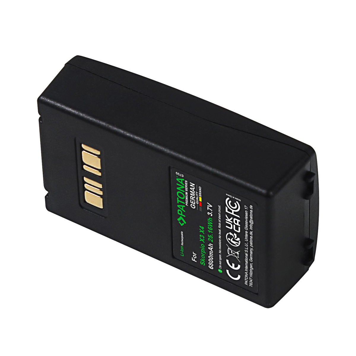 PATONA Premium Akku für Datalogic Skorpio X3 BT-0015 BT-0016 [EOL]