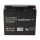 2x Multipower Blei-Akku MP18-12 Pb 12V 18Ah VdS, M5