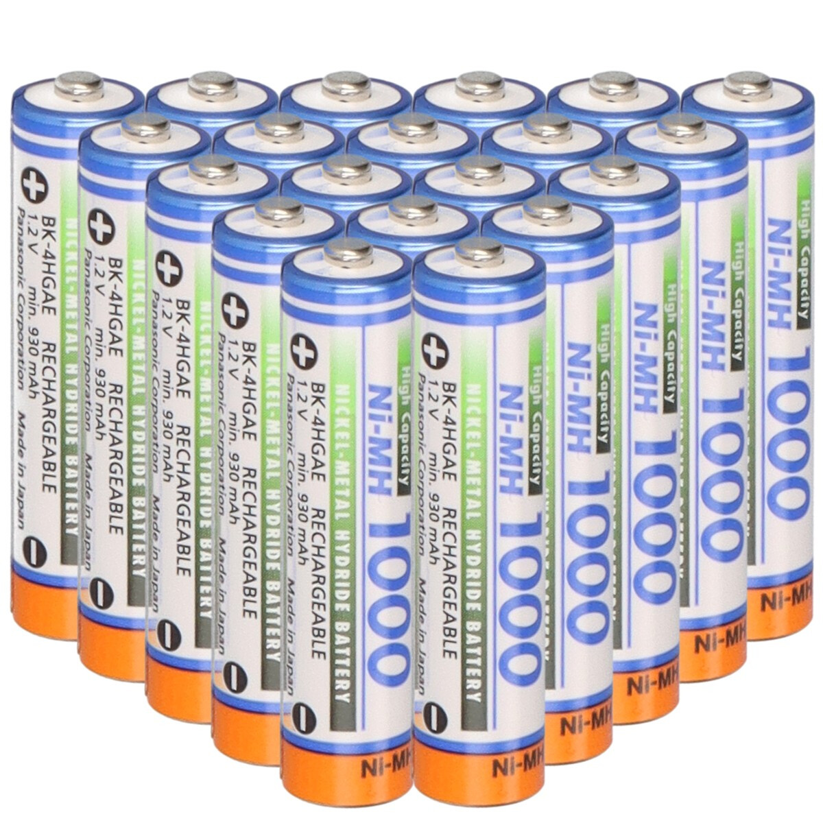 20x Panasonic Micro Akku BK-4HGAE/BF1 Ni-MH 1,2V 1000mAh lose
