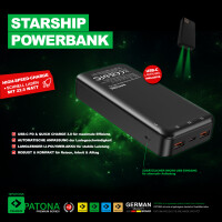 Kompakte PATONA Powerbank Stark 4.0 mit  productbox