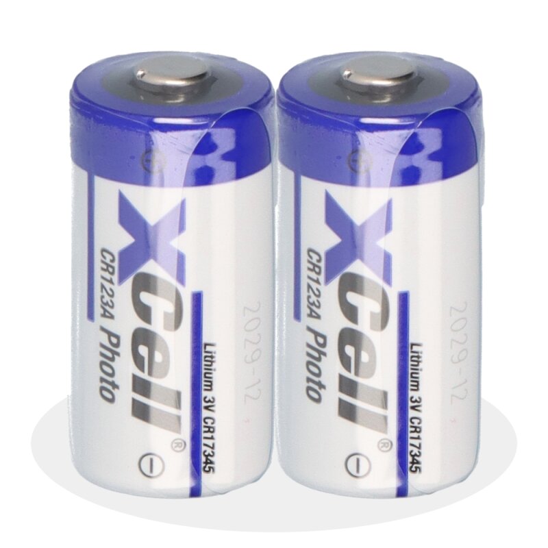 2x CR123A DL123A Batterien 3V CR17345 Lithium bestellen