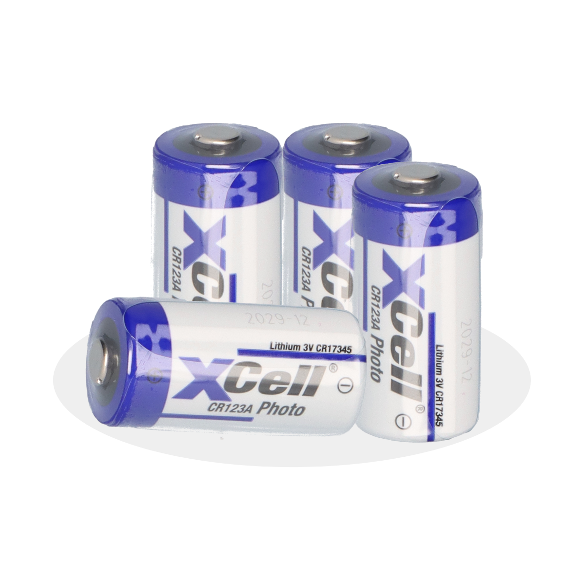4x CR123A DL123A Batterien 3V CR17345 Ultra Lithium Foto lose