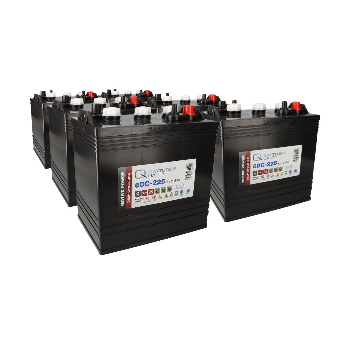 Batterie-Satz 36V 225Ah passend für Golfcar Golf Cart Elektro-Fahrzeug