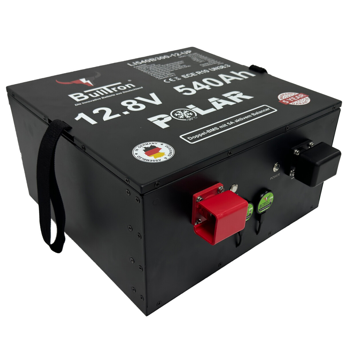 Bulltron LiFePO4 Akku 12,8V 540Ah Smart BMS mit Bluetooth Polar mit 0% MwSt nach §12 Abs. 3 UstG