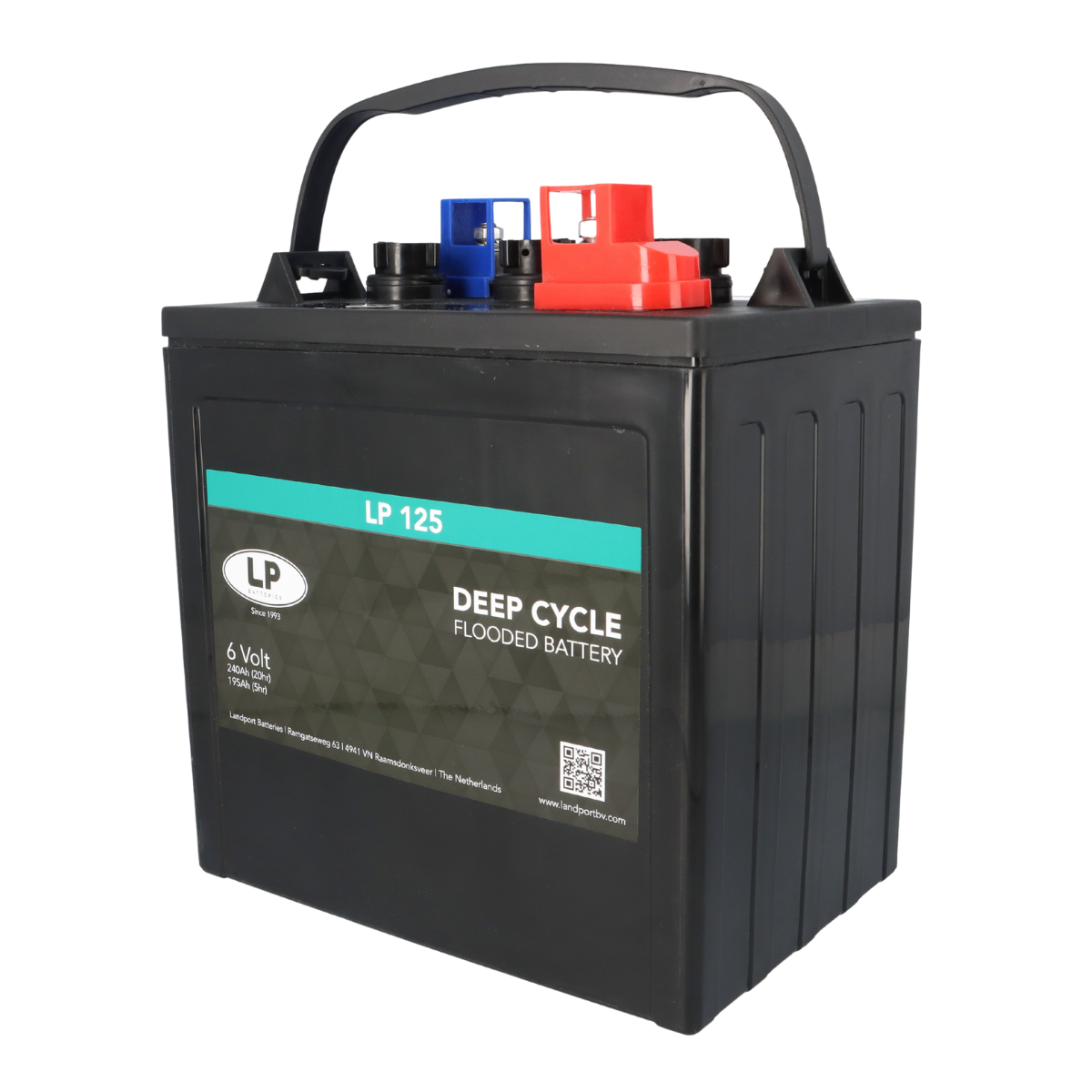 Batterie Landport LP 125 6V 240Ah kompatibel Trojan T-125 T-125 Plus Crown CR-235 CR 240 HD US125 US125DT