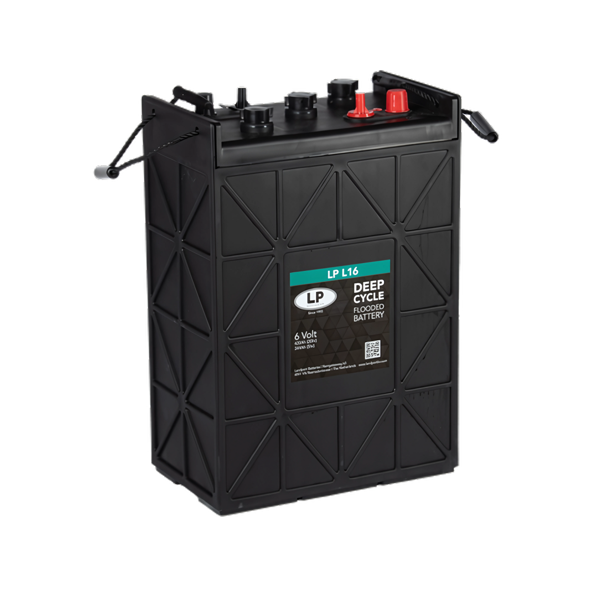 2x Traktionsbatterie Landport LP L16 6V 420Ah Deep Cycle (12V)