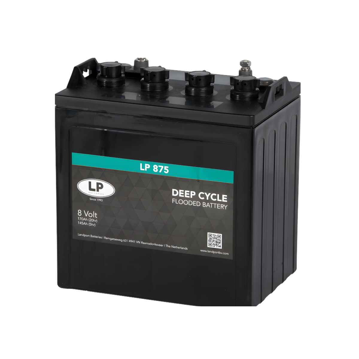 Landport LP 875 8V 170Ah Deep Cycle Traktionsbatterie