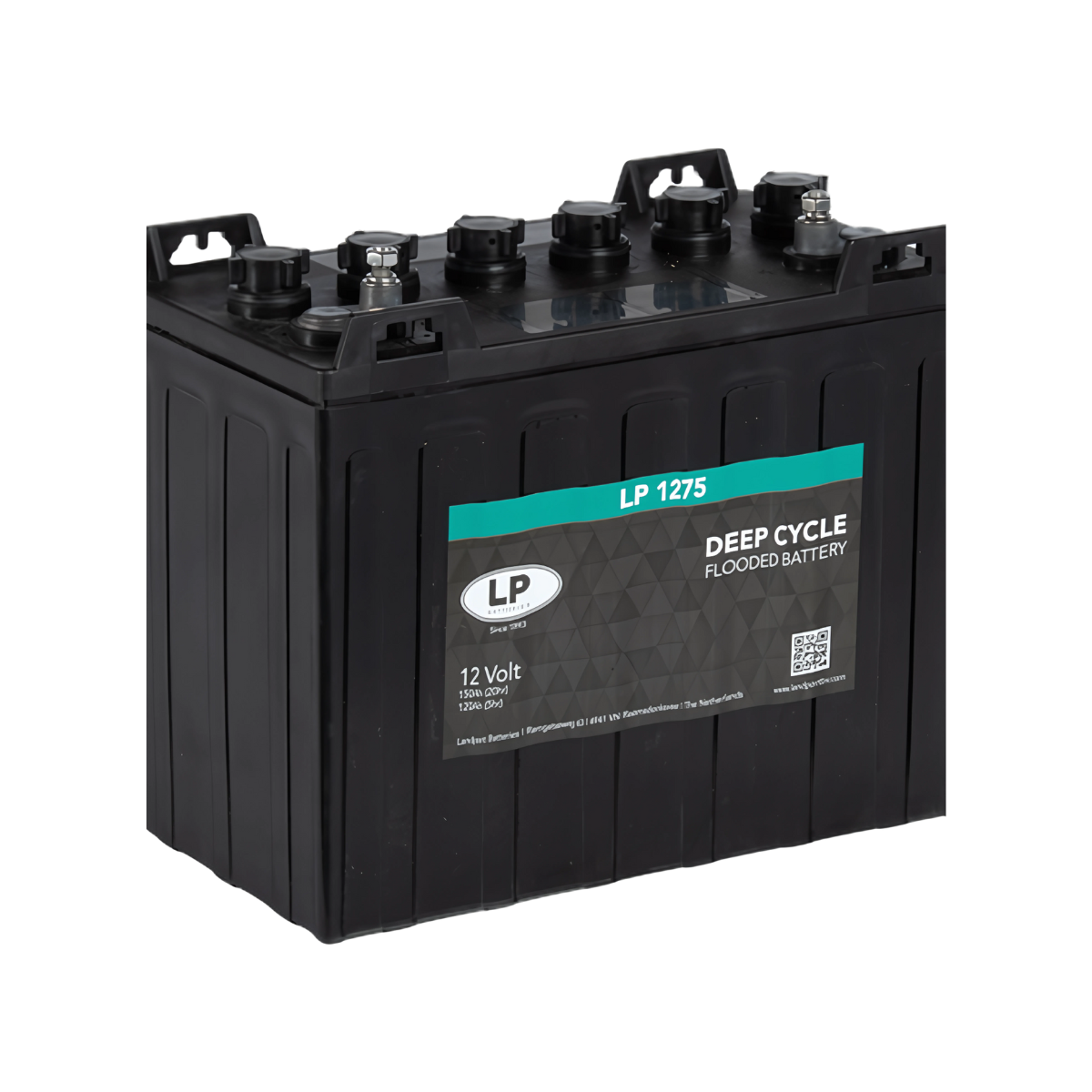 Landport LP 1275 12V 150Ah Deep Cycle Traktionsbatterie – Alternative Trojan T-1275 / Crown CR GC155 / US12VXC