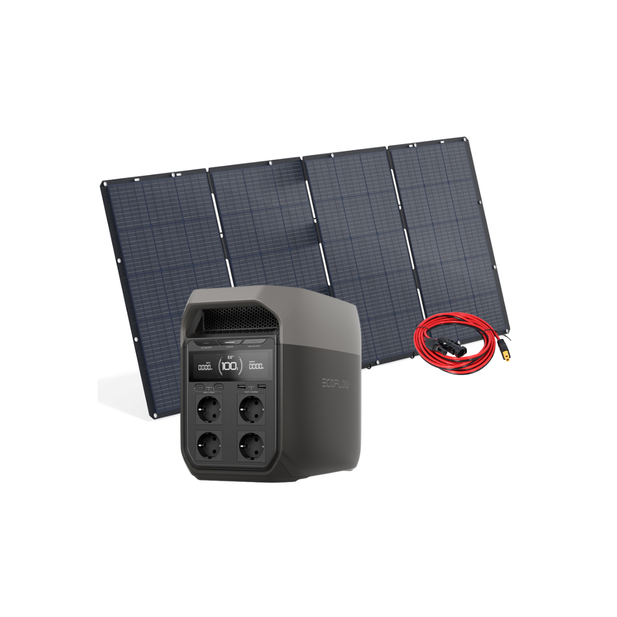EcoFlow Set Delta 3 Powerstation und 400 Watt Solarmodul 0% MwSt nach §12 Abs. 3 UstG