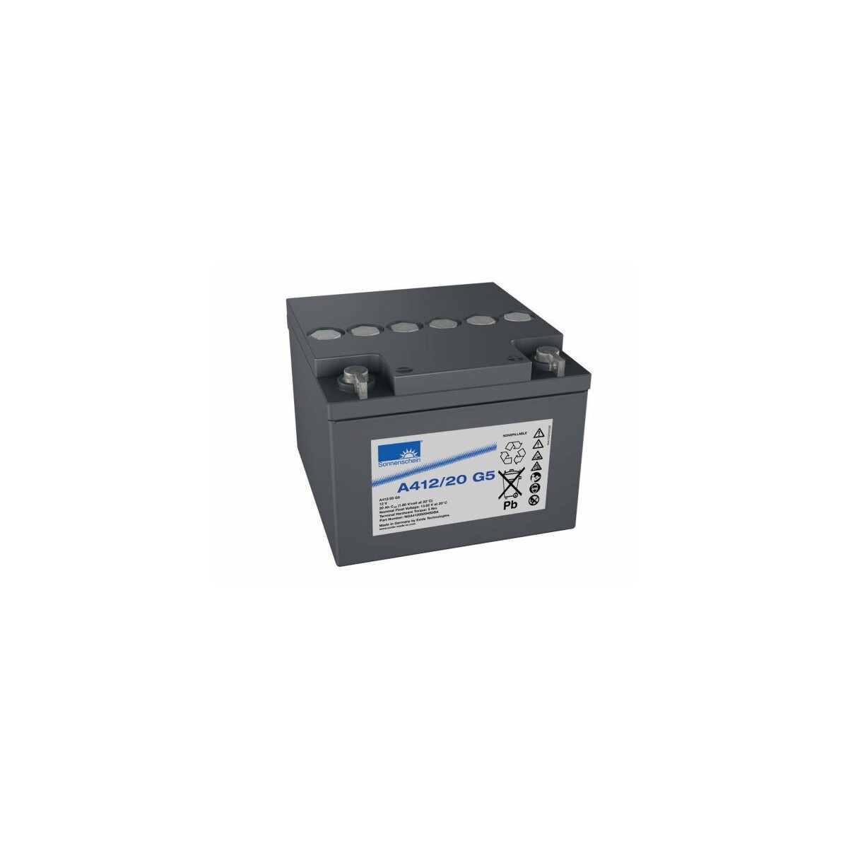 Exide Sonnenschein A412/20 G5 12V 20Ah dryfit Blei-Gel-Akku VRLA