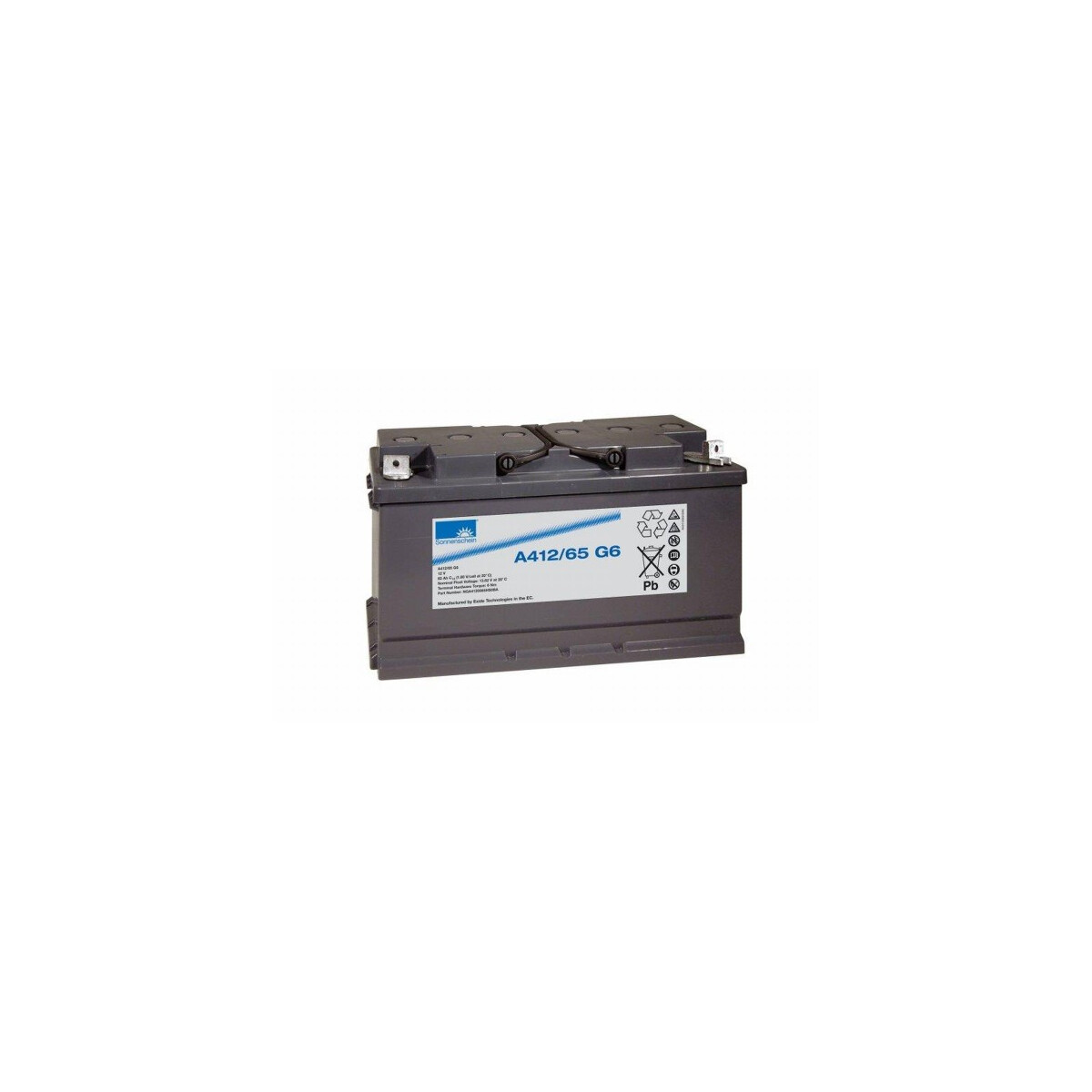 Exide Sonnenschein A412/65 G6 12V 65Ah dryfit Gel Standby-Akku