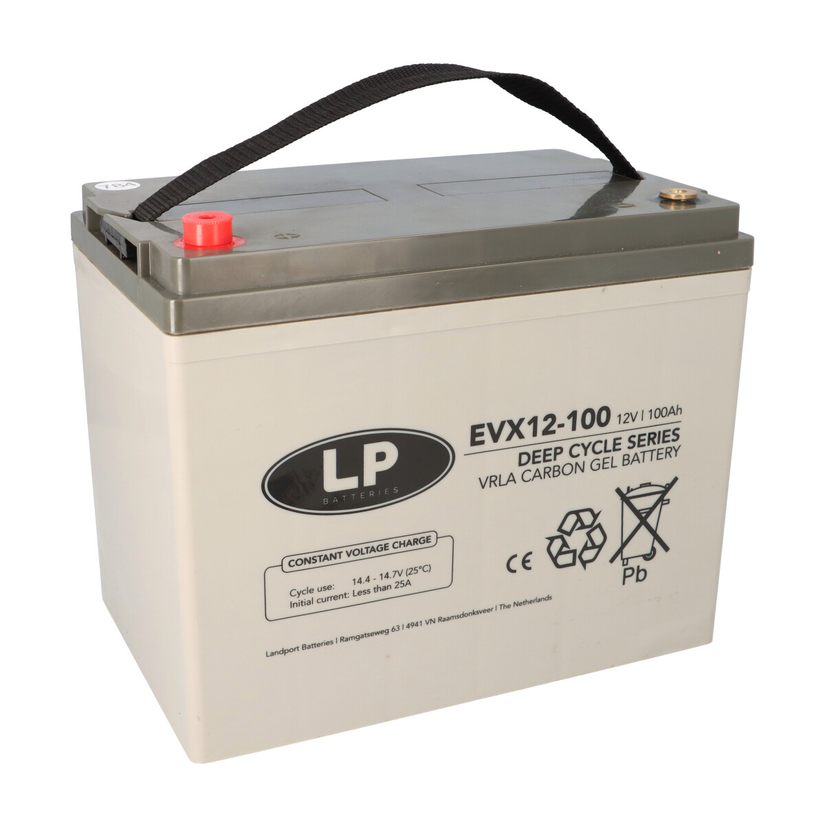 Landport EVX12-100 T6 12V 100Ah AGM-GEL Blei-Carbon Deep Cycle