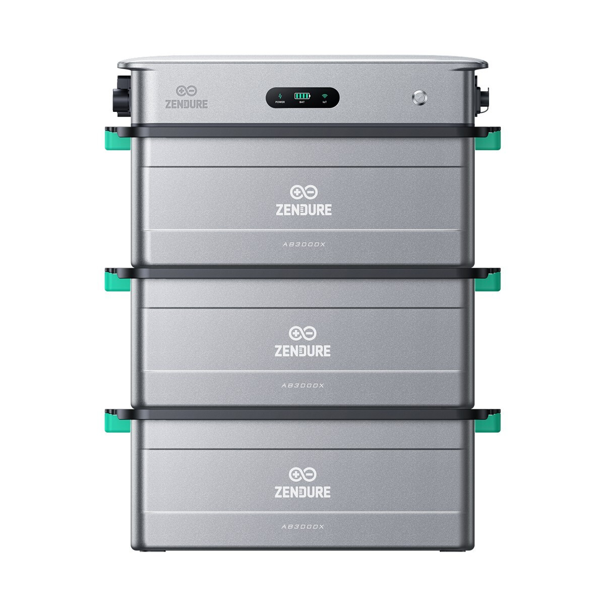 Zendure SolarFlow 2400 AC Speicher für Balkonkraftwerk 8,64kWh – 3x AB3000X