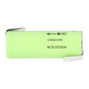 Panasonic NCR18500A – 2040mAh Li-Ion Akku mit Z-Lötfahne