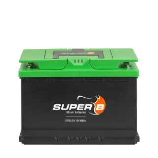 Super B Epsilon 12V 100Ah LiFePO4 Batterie – Bluetooth & Heizfunktion