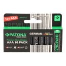 PATONA Premium AAA Batterien 10er Pack 1,5V Alkaline