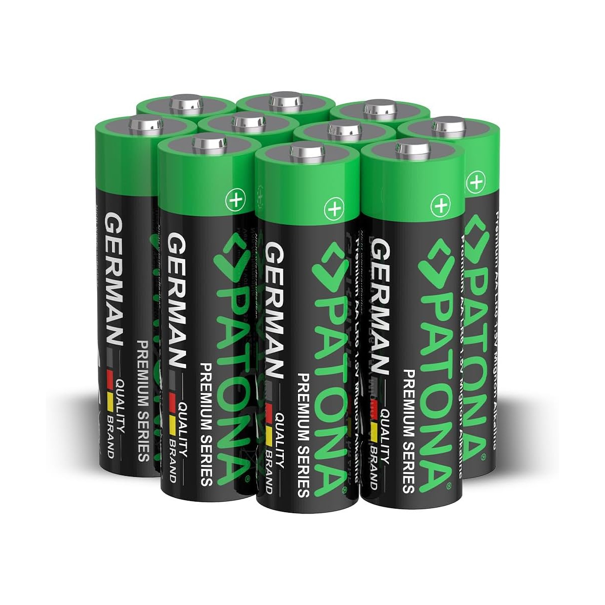 PATONA Premium AA Batterien 10er Pack 1,5V Alkaline