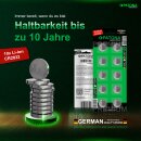 PATONA Premium 100x CR2032 Batterien (10x10er) Pack 3V Lithium