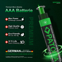 Hochleistungsbatterien AAA für Haushaltsgeräte 3