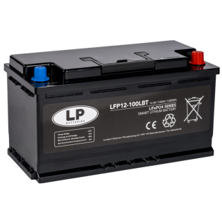 Landport LFP V12-100LBT Lithium-Batterie 12,8V 100Ah – mit Bluetooth & BMS