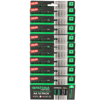 100 AA Mignon Batterien im 10x10er Blister 1
