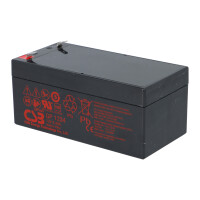 CSB GP1234 AGM Akku 12V 3,4Ah Faston 4,8 mm – passend 