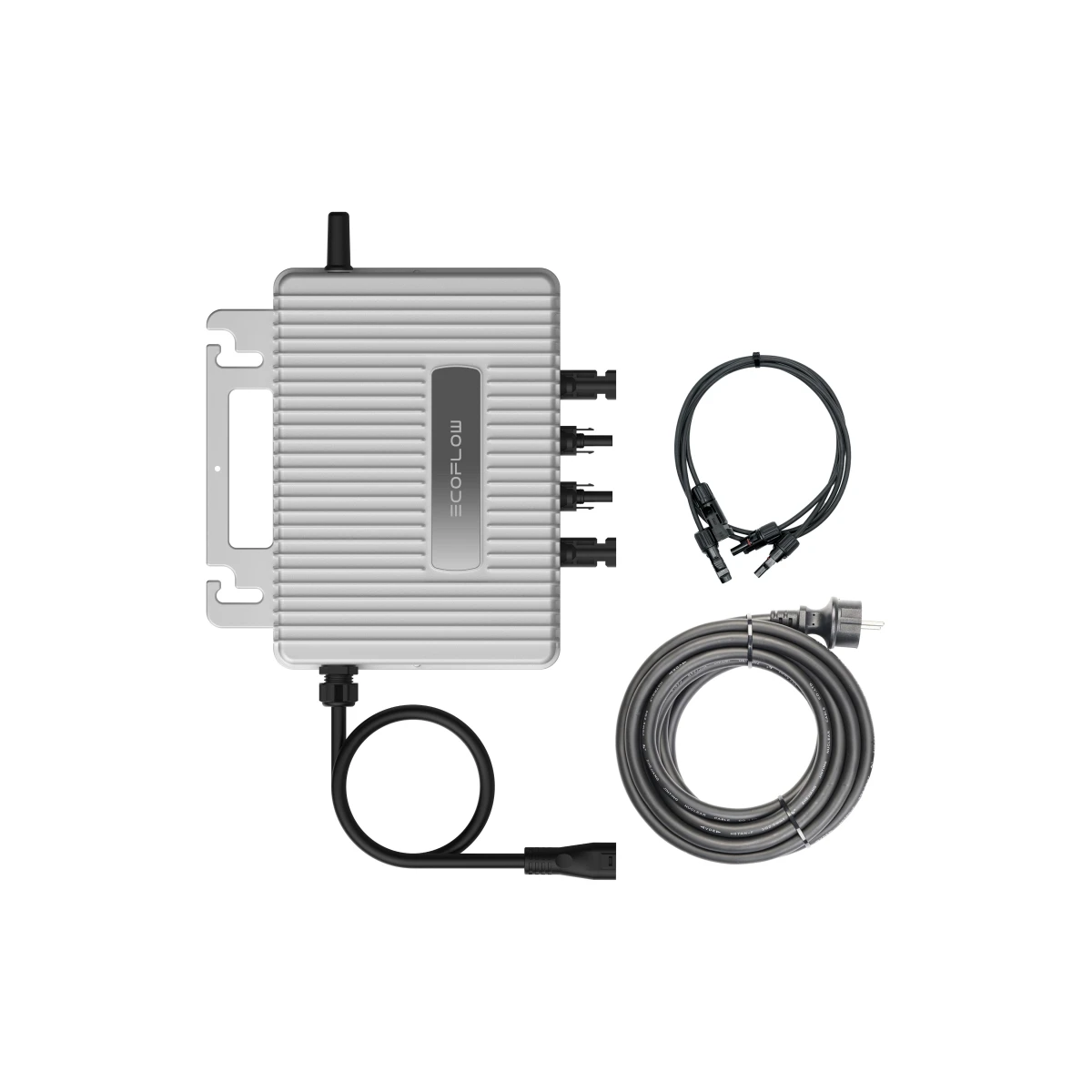 EcoFlow STREAM Mikrowechselrichter 800 W – 2 MPPT, WiFi, IP67 – mit PV- und AC-Kabel | 0 % USt. nach § 12 Abs. 3 UStG
