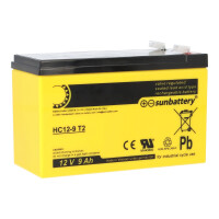 SUN Battery High Cycle AGM Bleiakku zyklenfest 12V 9Ah 8