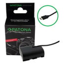 PATONA USB-C Akku-Adapter für Canon LP-E6P – Premium DC-Kuppler EOS R5 R6 uvm.