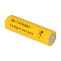 Mexcel Akku AA 1,2V 800mAh NS80AAI – NiCd 6