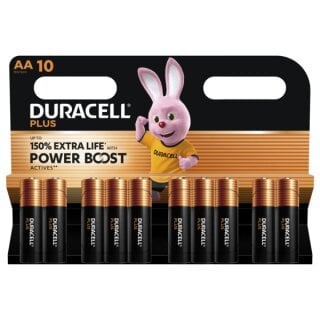 Duracell Plus Power Boost AA – 10er Blister für starke Energie