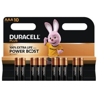 Duracell Plus Power Boost AAA – 10er Blister für starke Leistung