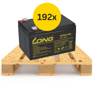 192x (1 Palette) Kung Long VdS WP12-12 12V 12Ah AGM Blei Akku