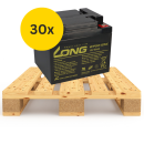 30x (1/2 Palette) Kung Long Akku 12V 50Ah Pb Batterie AGM WP50-12NE zyklenfest