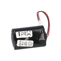 Panasonic NiMH Akkupack 3,6V 2100mAh D1x3 mit JST-XHP-2P 4